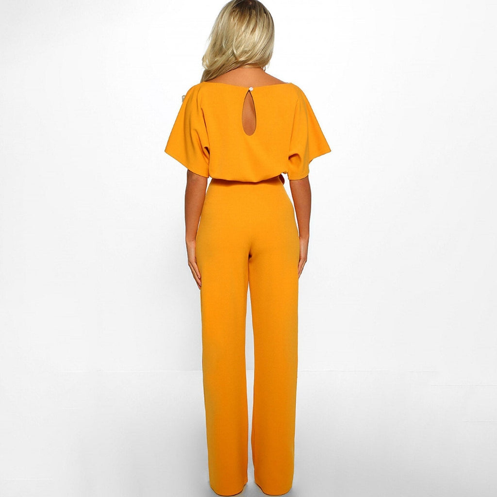 GR Jumpsuit with round neck