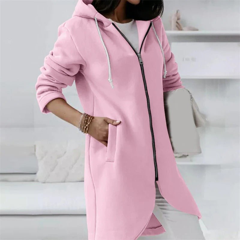 GR Jacket | Comfortable long hooded vest for women