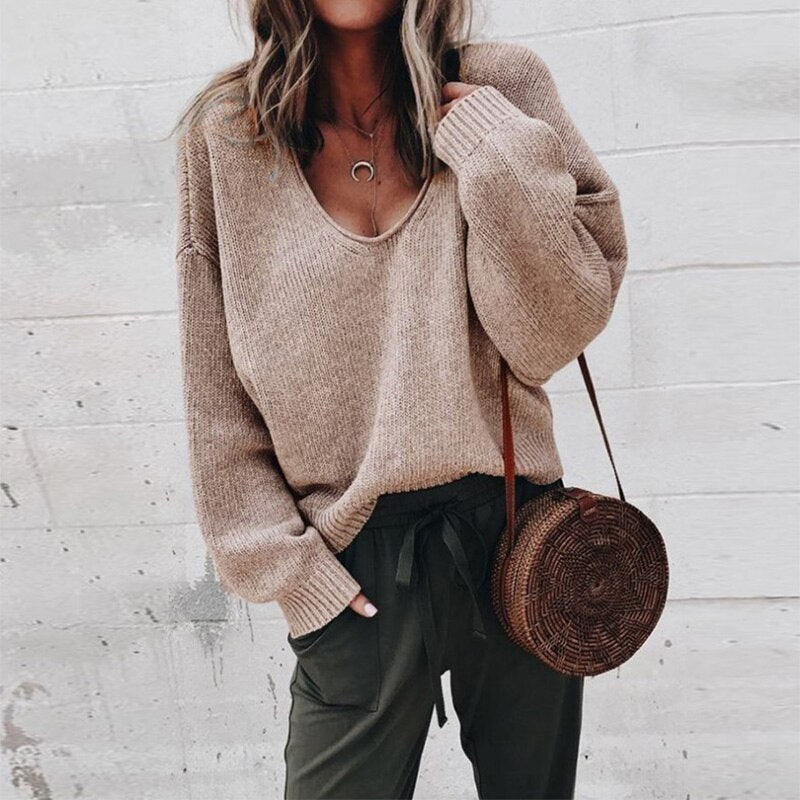 GR | Oversized wool sweater for women