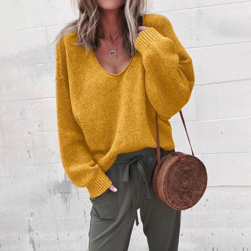 GR | Oversized wool sweater for women