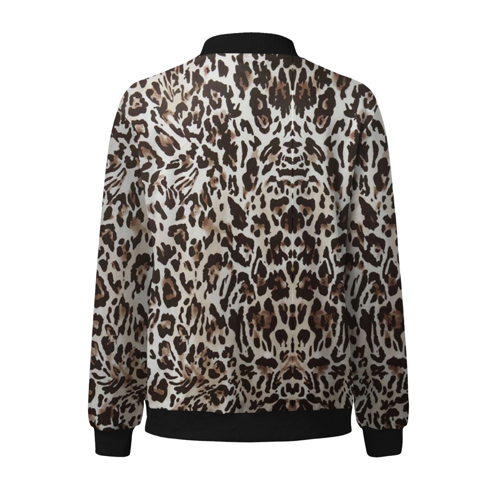 GR | Short trendy jacket with leopard print
