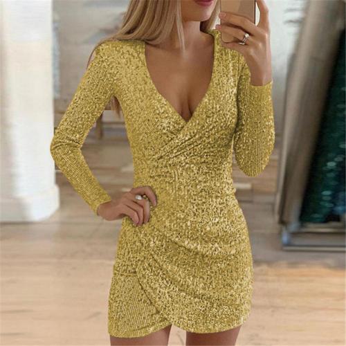 GR Glitzer Wickelkleid