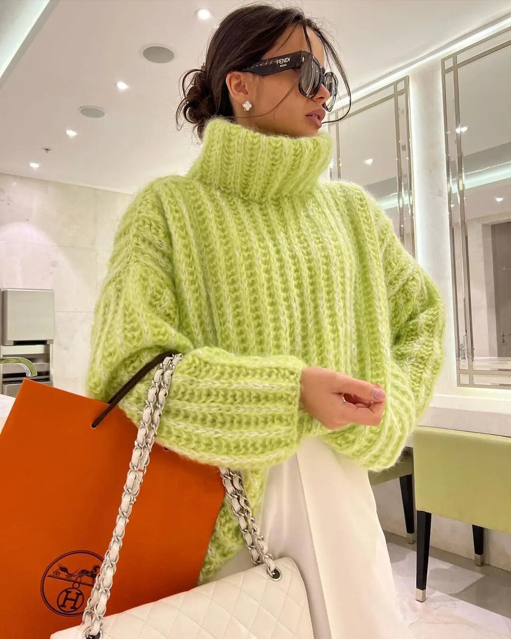 GR - women's trendy oversized sweater