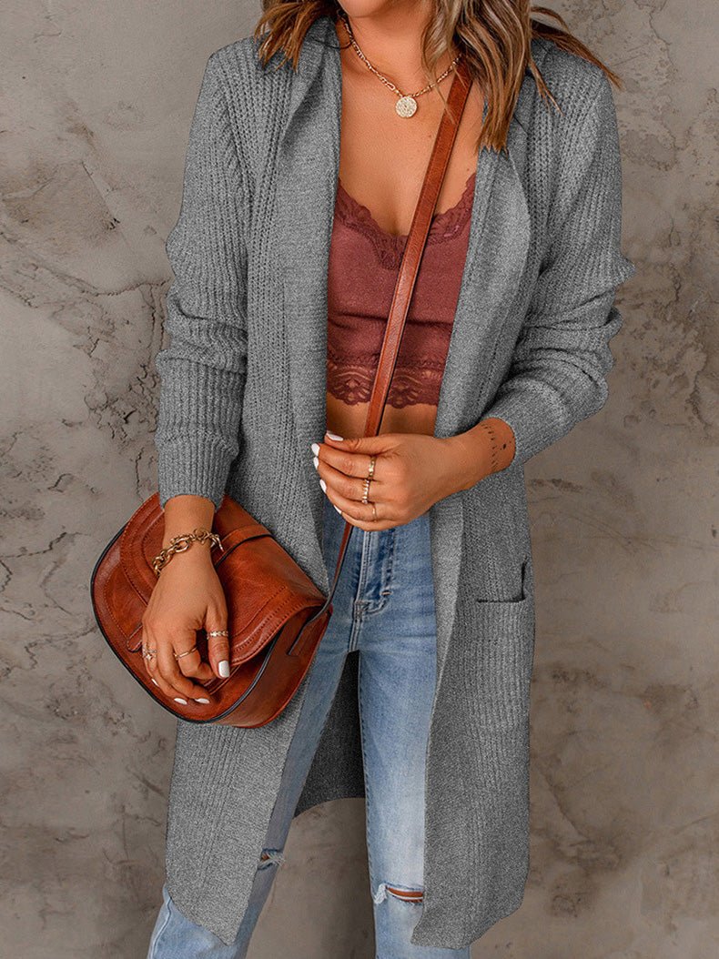 GR | Wärmender Langer Strickcardigan