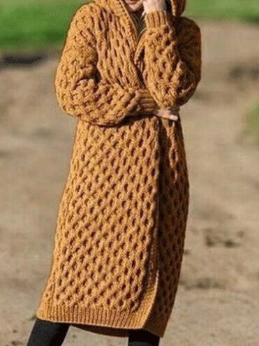Elegant and casual winter coat