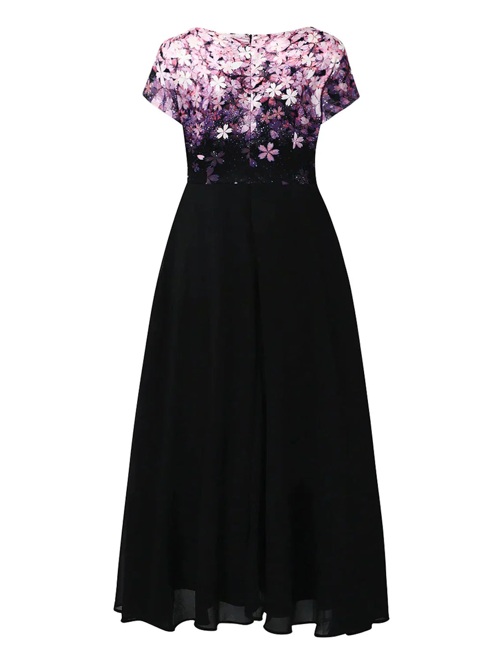 GR | Elegantes Midi Kleid mit Blumen-Spitze