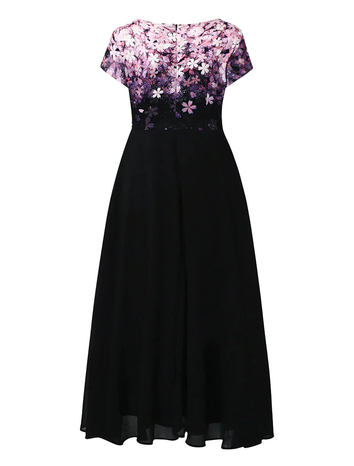 GR | Elegantes Midi Kleid mit Blumen-Spitze