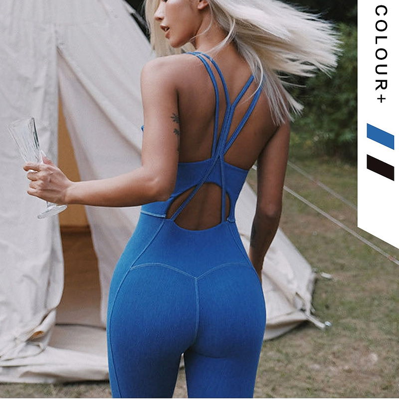 GR | Yoga Sporty One-Piece Bodysuits Fitness Training Clothing