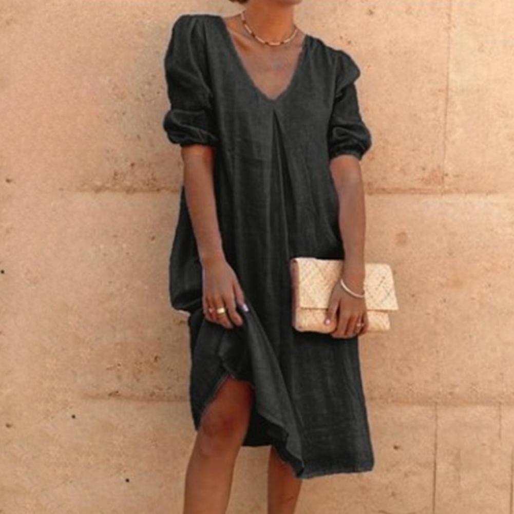 GR | Elegante Leinenkleid