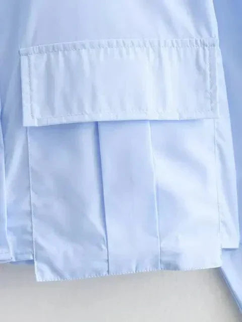 GR | Crop Blouse Top