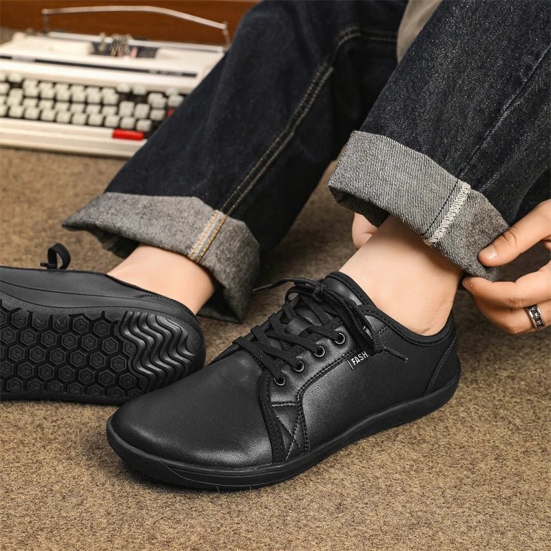 GR | Leather with Wide Fit Zero Drop