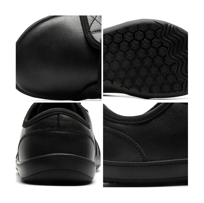 GR | Leather with Wide Fit Zero Drop