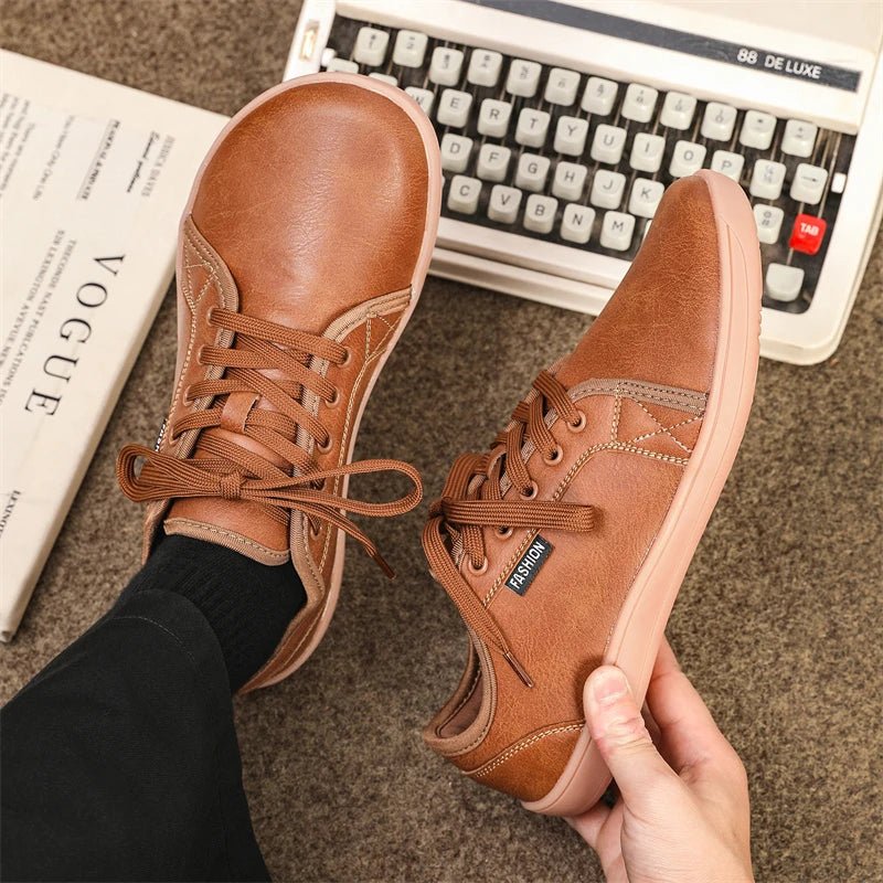 GR | Leather with Wide Fit Zero Drop