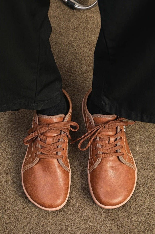 GR | Leather with Wide Fit Zero Drop