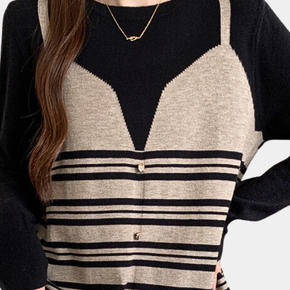 GR | Fashionable knit sweater for women