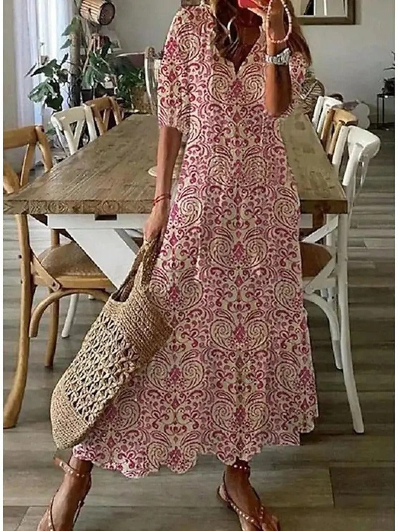 GR | Comfortable and stylish summer dress with print