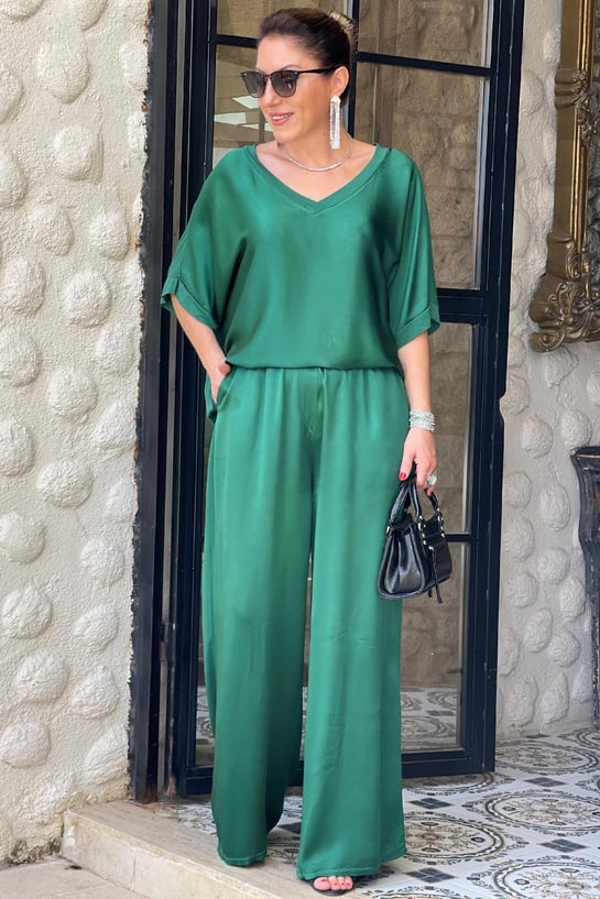 GR | V-neck 2-piece set
