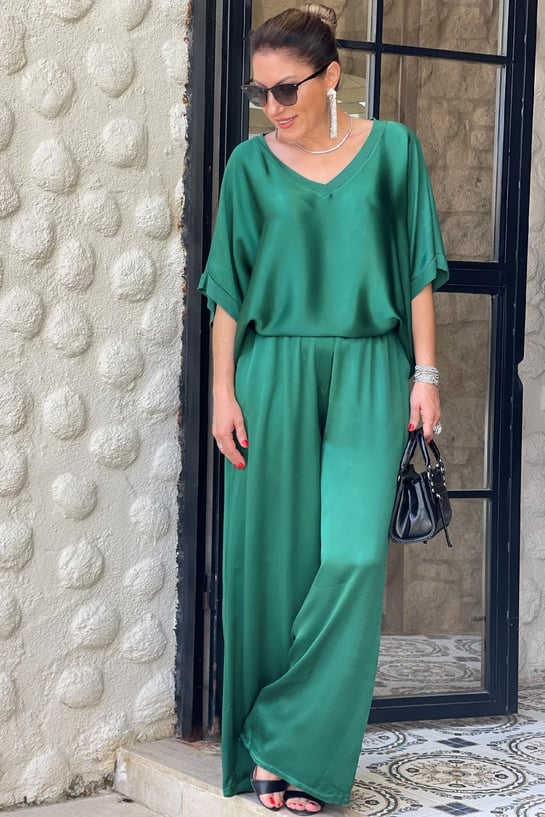 GR | V-neck 2-piece set