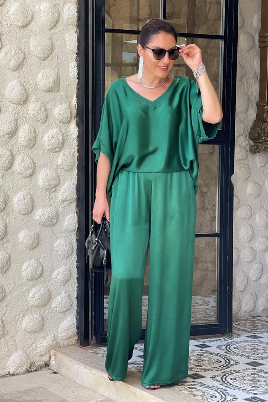 GR | V-neck 2-piece set