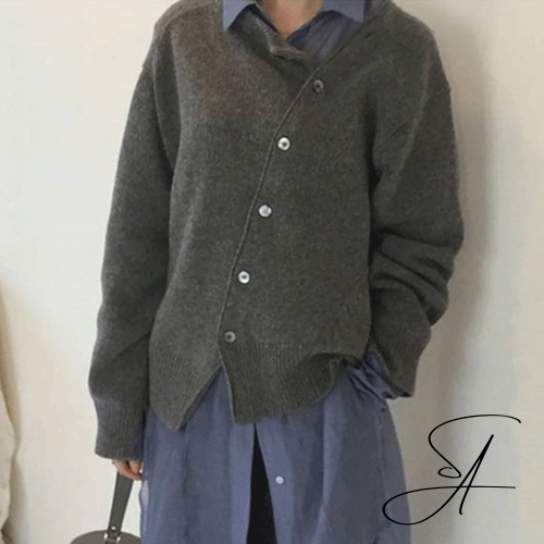 GR | Wickel-Cardigan mit stilvollen Knopfdetails