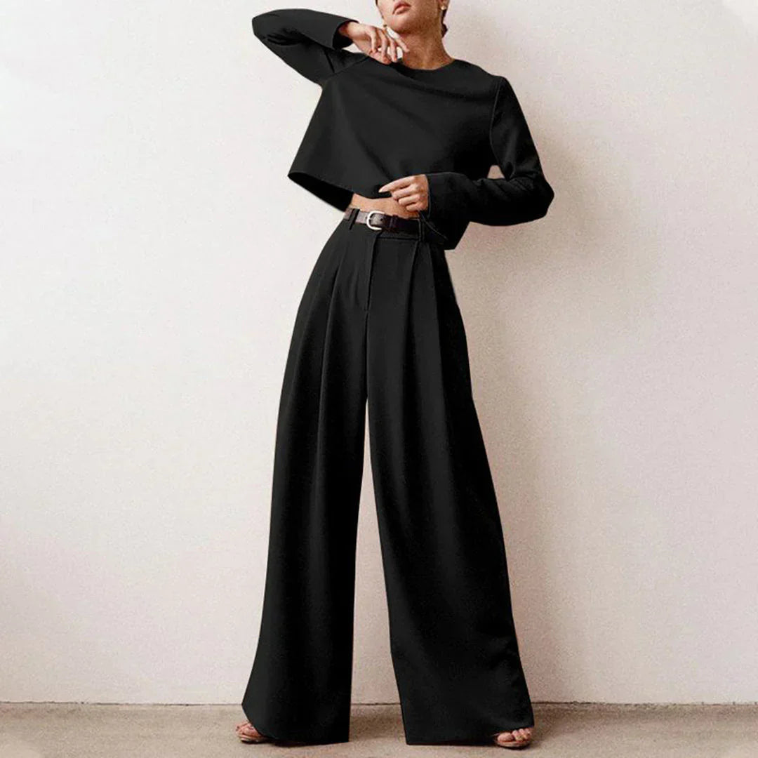 GR | Elegant Two-Piece Palazzo Set