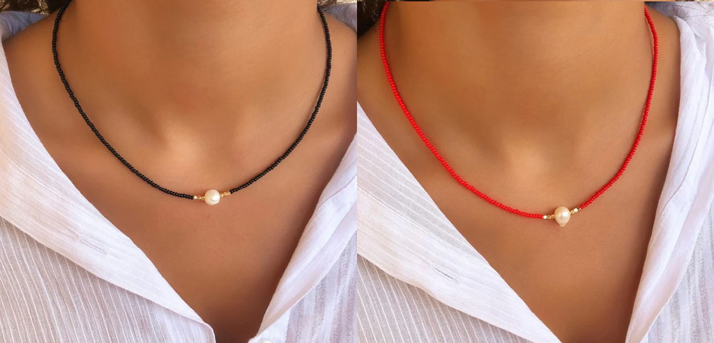 GR | Necklace with Natural Pearls