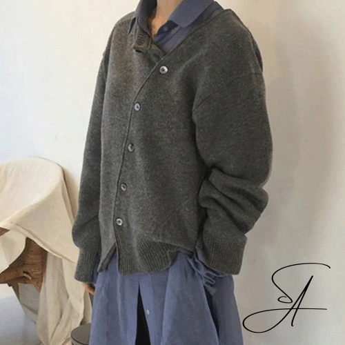 GR | Wickel-Cardigan mit stilvollen Knopfdetails