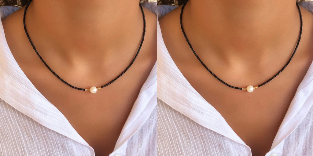 GR | Necklace with Natural Pearls