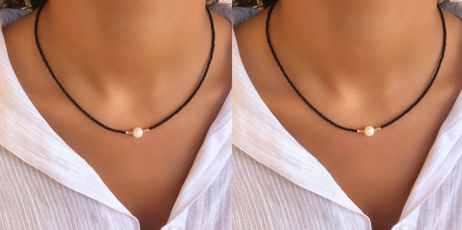GR | Necklace with Natural Pearls